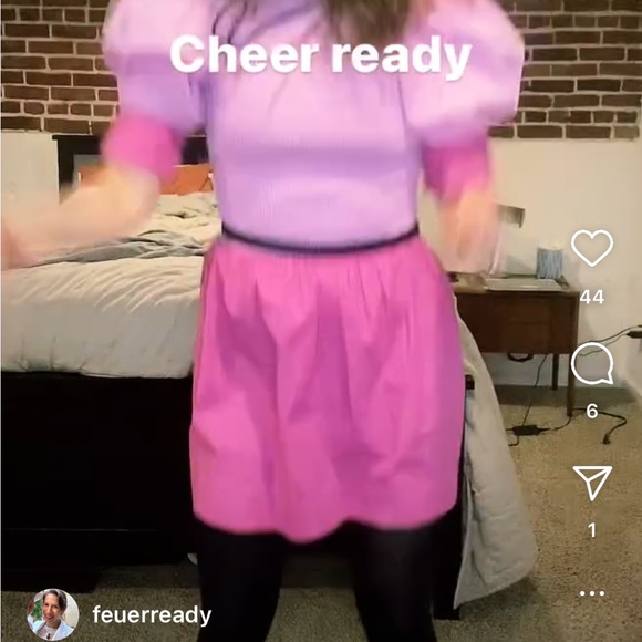 NWT GANNI Block Cotton Poplin Smock Mini Dress in Barbie Pink US size 6 - Picture 5 of 5